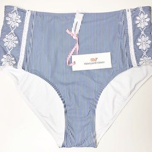Vineyard vines |Sandbar Stripe High Waisted Bikini